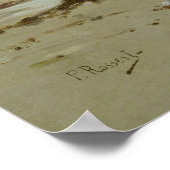 Poster La Plage de Trouville (Coin)