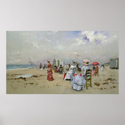 Poster La Plage de Trouville (Devant)
