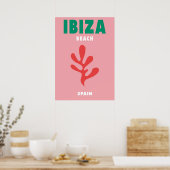 Poster La plage d'Ibiza (Cuisine)