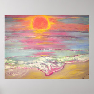 Poster La plage du Cap San Blas Sunset