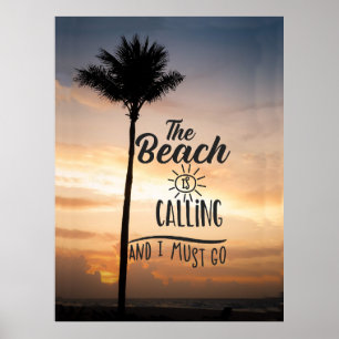 Poster La plage est appelée