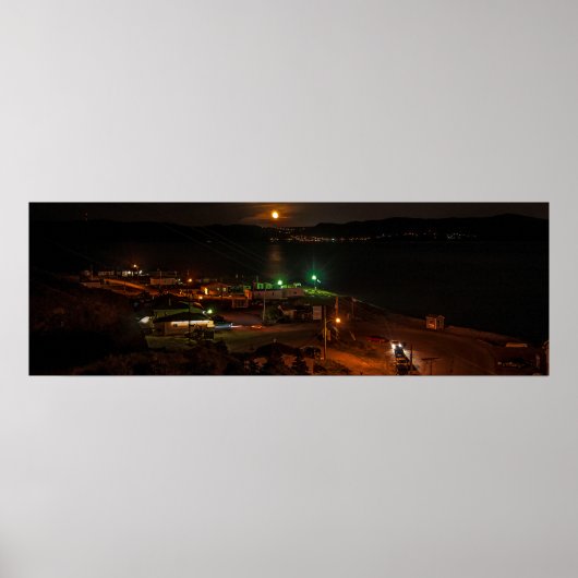 Poster La plage la nuit (Devant)