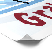 Poster La Plagne, France, ski (Coin)