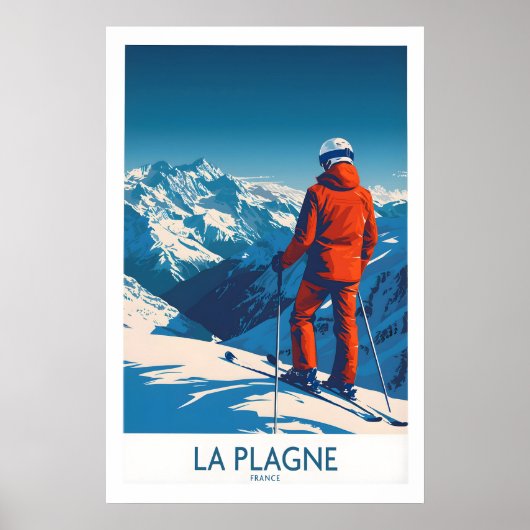 Poster La Plagne Print 1 (Devant)
