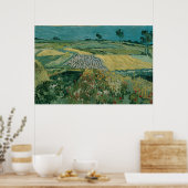 Poster La plaine d'Auvers - Vincent van Gogh (Cuisine)