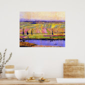 Poster La Plaine de Gennevilliers de Caillebotte (Cuisine)