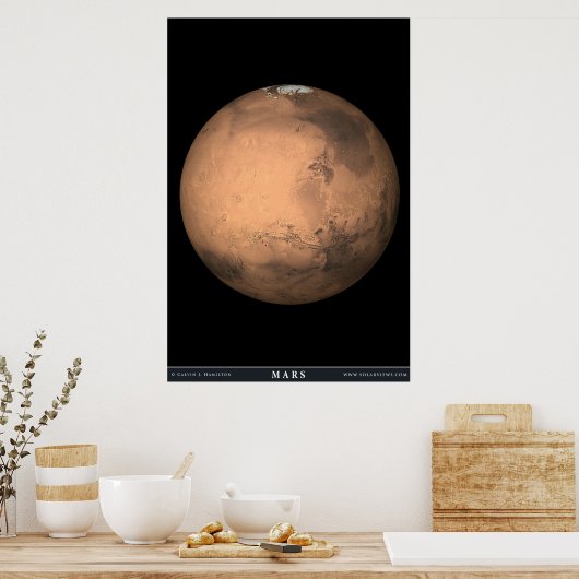 Poster La planète Mars (Cuisine)