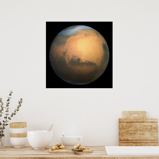 Poster La planète Mars - Effet 3D (Cuisine)