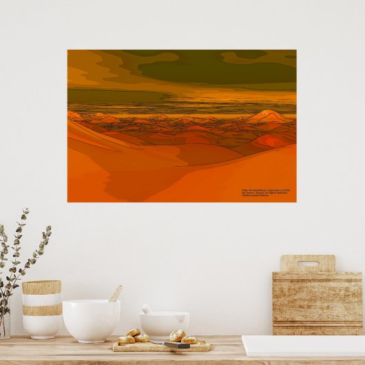 Poster La planète rouge (Cuisine)