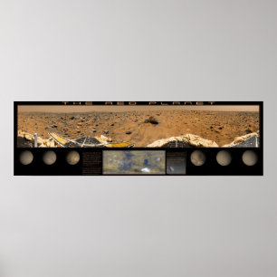 Poster La Planète Rouge : Super Panorama Frieze