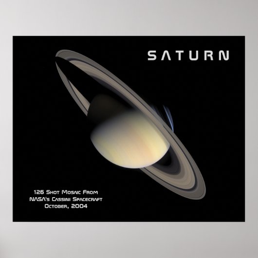 Poster La planète Saturne (Devant)