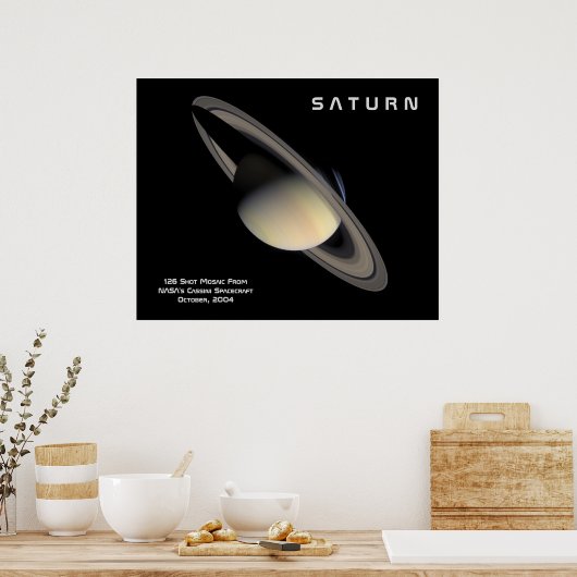 Poster La planète Saturne (Cuisine)