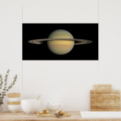 Poster La planète Saturne pendant l'équinoxe (Cuisine)