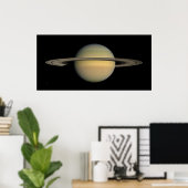 Poster La planète Saturne pendant l'équinoxe (Bureau à domicile)