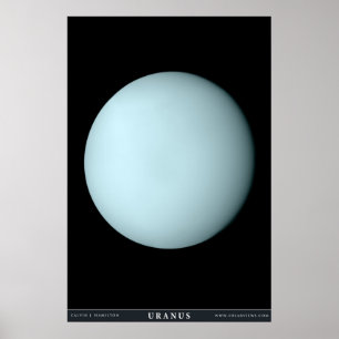 Poster La planète Uranus
