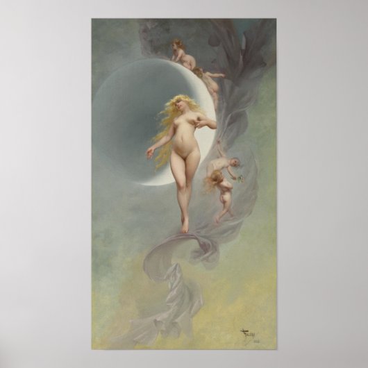 Poster La planète Vénus par Luis Ricardo Falero (Devant)
