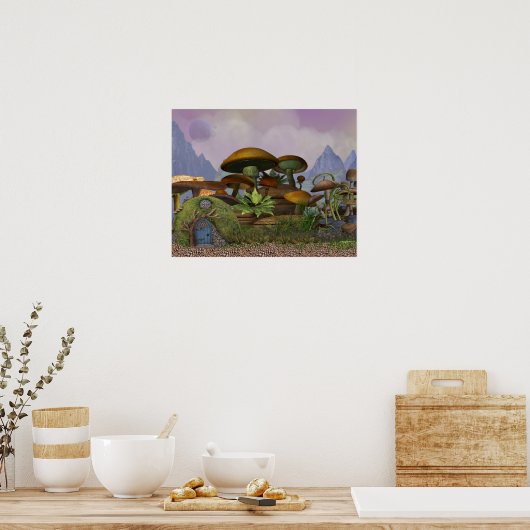 Poster La plantation de champignons de Penfield (Cuisine)