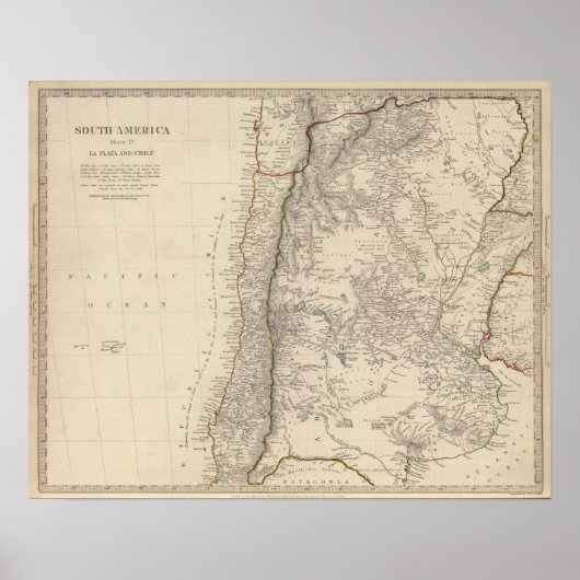 Poster La Plata, Chili (Devant)