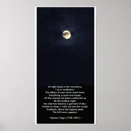 Poster La Pleine lune apparaît/ (Devant)