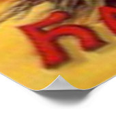 Poster La Pleine lune Casquette de la sorcière de chat no (Coin)