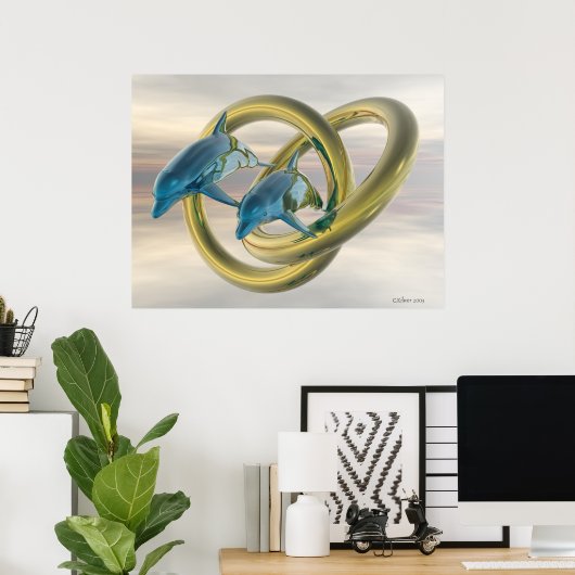 Poster La plongée (Bureau à domicile)