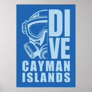 Poster La plongée sous-marine des îles Caïmans