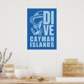 Poster La plongée sous-marine des îles Caïmans (Cuisine)