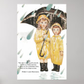 Poster La pluie pleut (Devant)