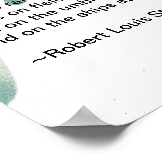 Poster La pluie pleut (Coin)