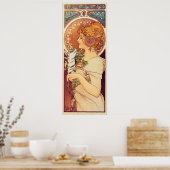 Poster La Plume par Alphonse Mucha (Cuisine)