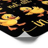 Poster La plupart des canards drôles pas du tout alignés (Coin)