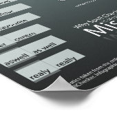 Poster La plupart des mots mal orthographiés en anglais b (Coin)