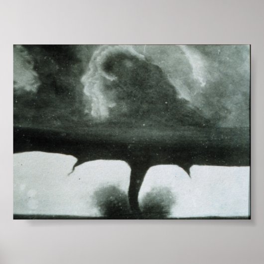 Poster La plus ancienne photo connue d'une tornade (Devant)
