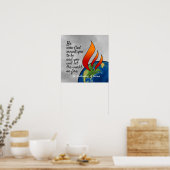 Poster La plus célèbre Sainte Catherine de Sienne Citatio (Cuisine)