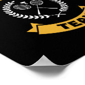 Poster La plus grande équipe du monde de badminton (Coin)