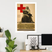 Poster "La plus grande mère du monde" - Croix Rouge (Bureau à domicile)