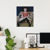 Poster La plus jeune fille de l'artiste (Bureau à domicile)