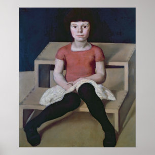 Poster La plus jeune fille de l'artiste