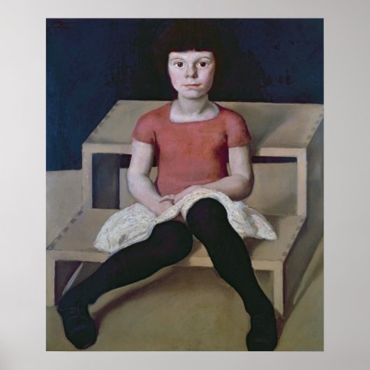 Poster La plus jeune fille de l'artiste (Devant)