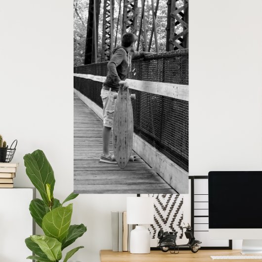 Poster La plus longue (Bureau à domicile)