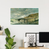 Poster La Pointe de La Heve, 1865 Claude Monet (Bureau à domicile)