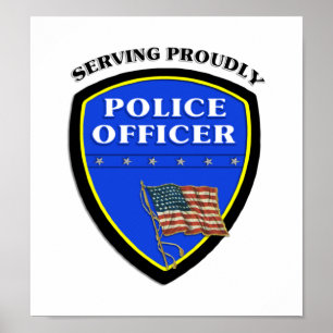 Poster La Police Fonctionne Fièrement