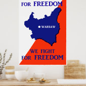 Poster La Pologne 2ème guerre mondiale lutte pour la libe (Cuisine)