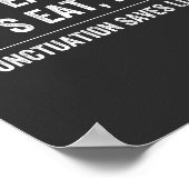 Poster La ponctuation sauve des vies (Coin)