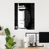 Poster la porte (Bureau à domicile)