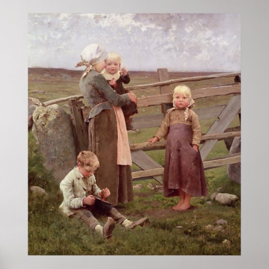 Poster La porte Dalby, Skane, 1884 (Devant)