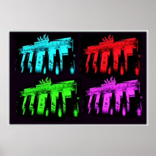 Poster La Porte de Brandebourg (Devant)