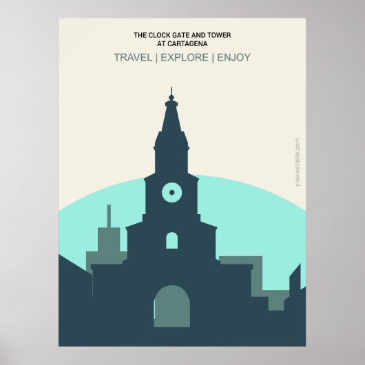 Poster La porte de l'horloge (Devant)