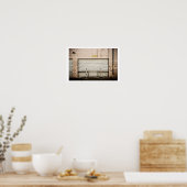 Poster La porte du garage (Cuisine)