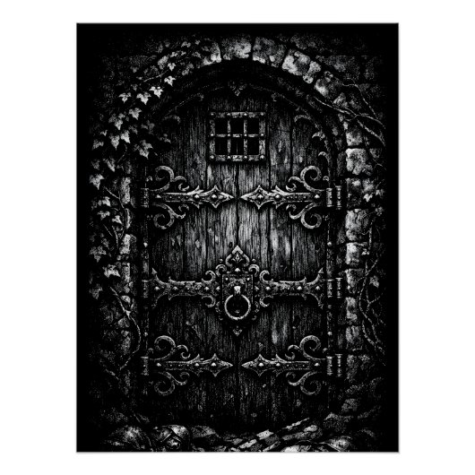 Poster La porte du sorcier — par BurnsInHell (Devant)